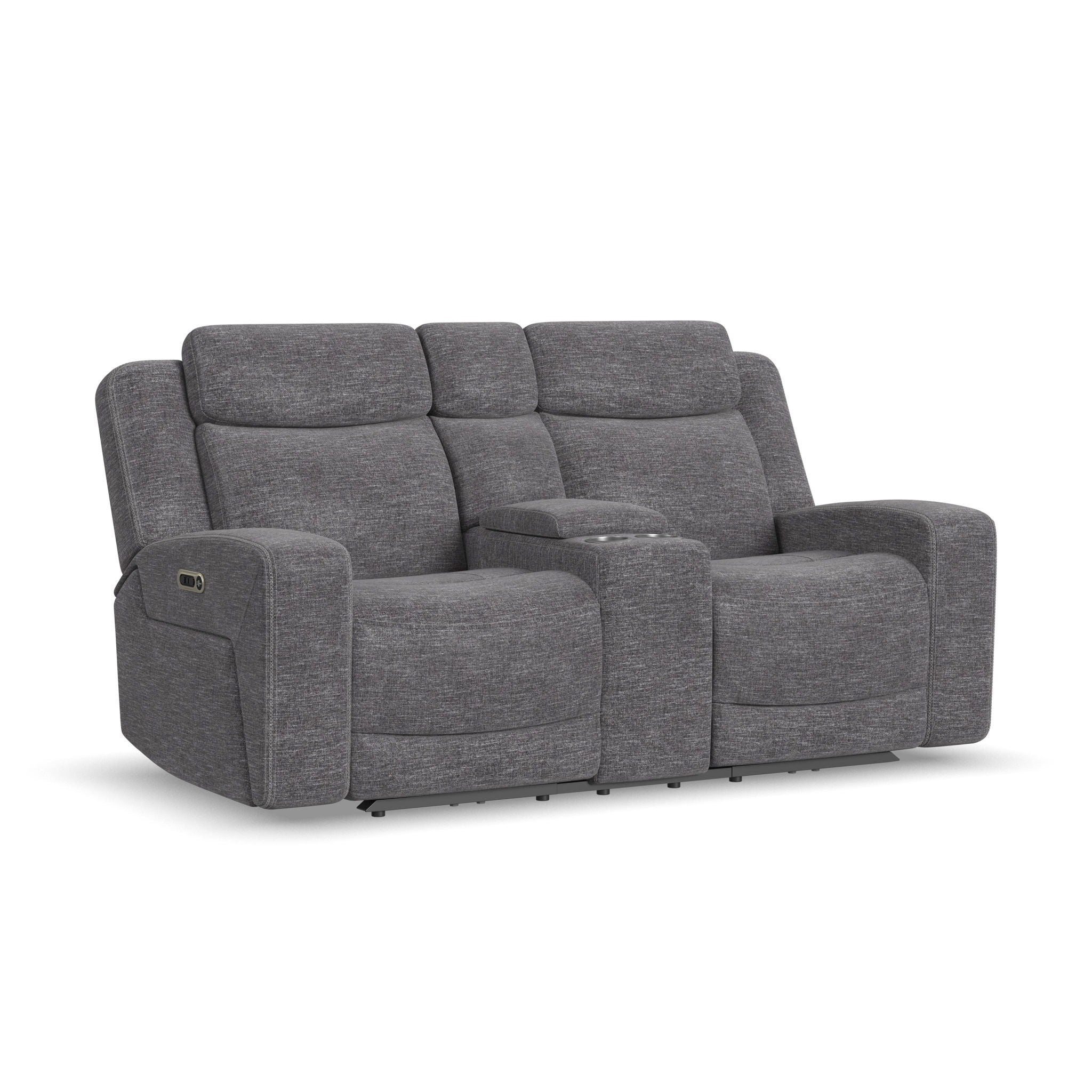 Ridge - Power Reclining Loveseat With Console And Power Headrests