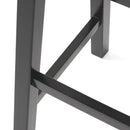 Saddle Stool - Black