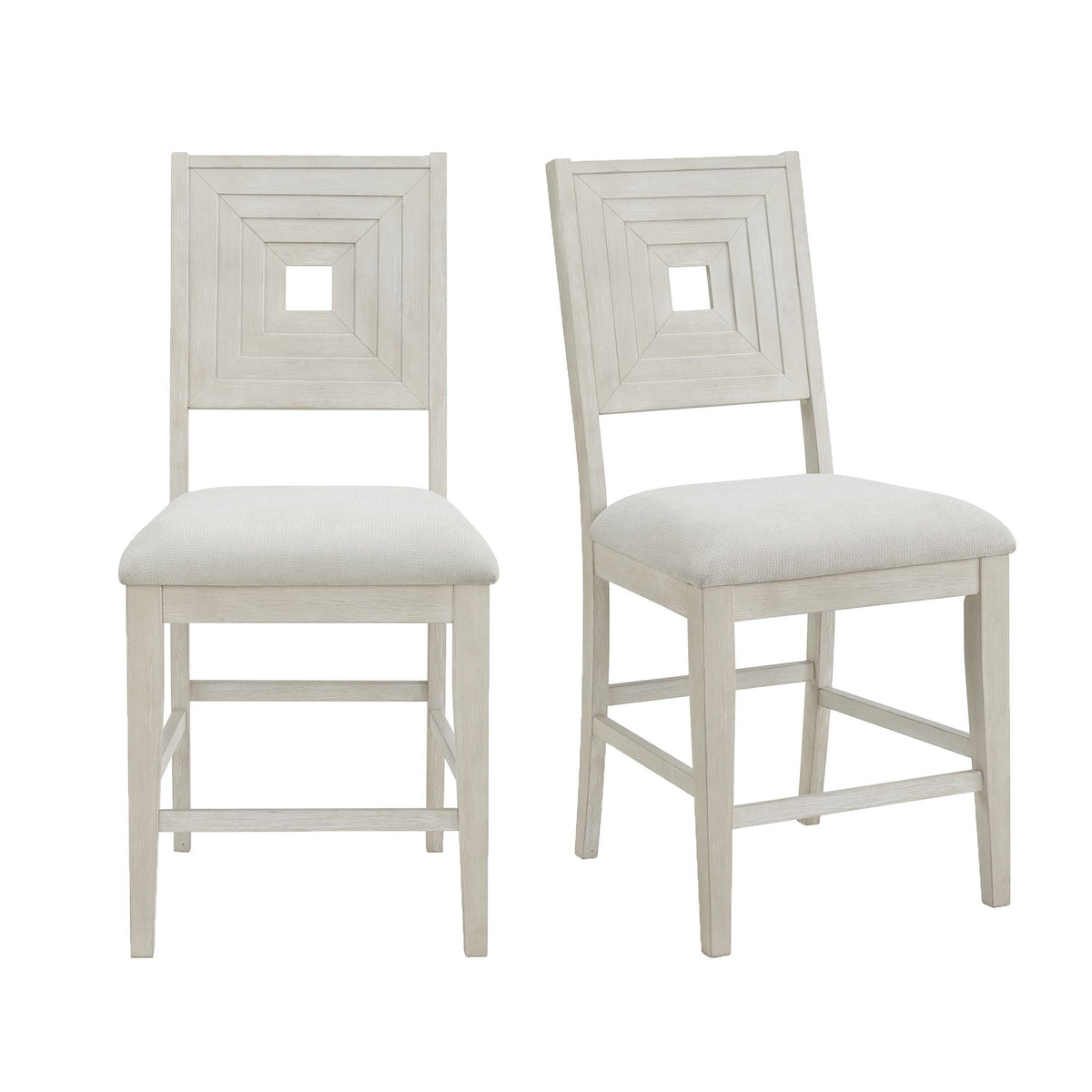 Avalanche Counter Side Chair (Set of 2) in Antique White by Elements International
