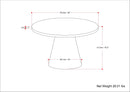 Winnie - Round Coffee Table - Walnut