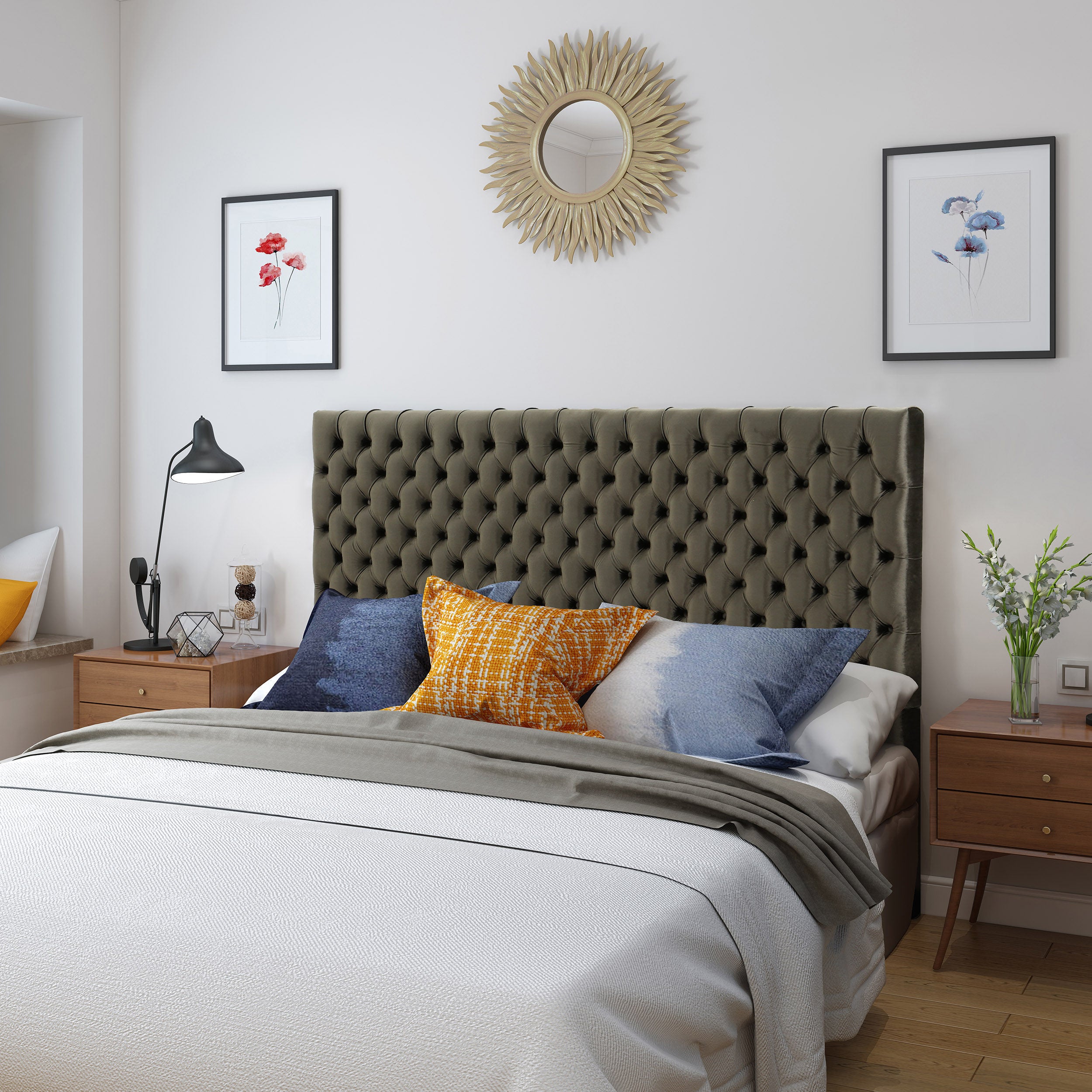 BIERMAN KING/CAL KING HEADBOARD - Atlantic Fine Furniture Melbourne FL
