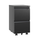 Metal Drawer Mobile File Cabinet With Lock For Home Office Organizer