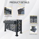 Air Conditioner Fence For Outdoor Units, Metal Privacy Fence Cover, Perfect To Conceal Air Conditioning Units, 3 Fence Panel