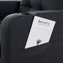 Upholstered Armchair And Storage Ottoman Set, Comfortable Single Sofa With Cup Holders And Tufted Detailing, Ideal For Living Room Or Bedroom