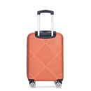 4 Piece Lightweight Suitcase, Makeup Box, Aircraft Wheels