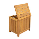 Portside - Wooden Deck Box 30 Gallons Storage Bench - Teak