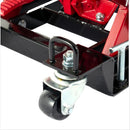 Heavy Duty 1500Lbs Hydraulic Motorcycle Lift Jack With Wheels And Handle - Red / Black