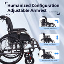 Premium Foldable Transport Wheelchair For Adults