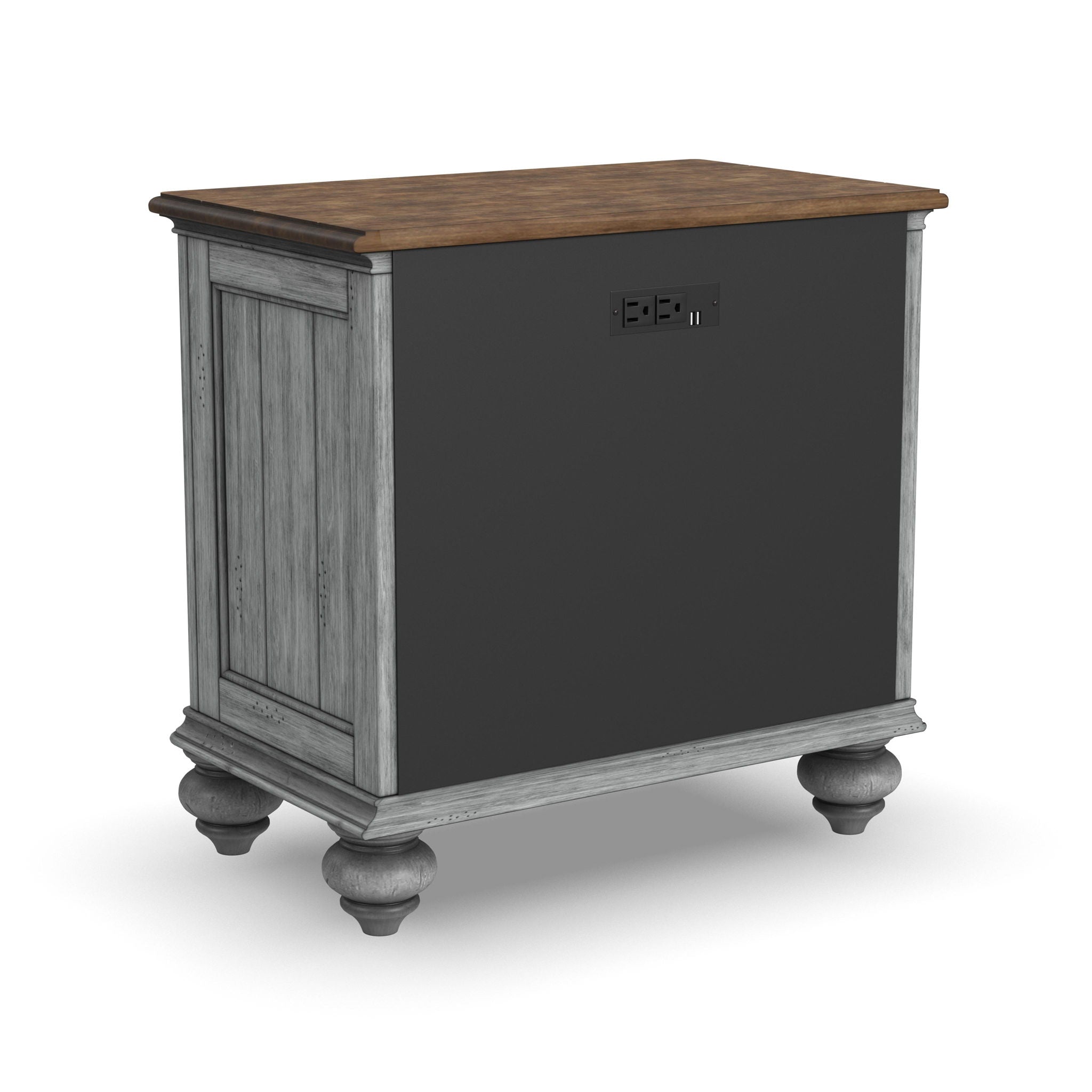 Plymouth - Nightstand - Gray