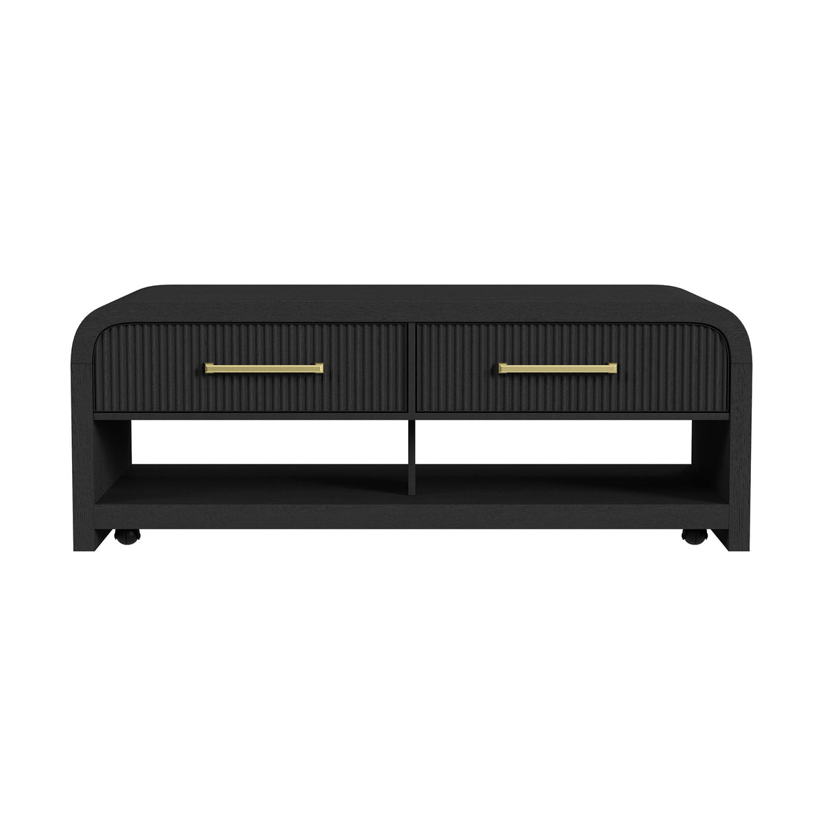 Ridgemont Coffee Table With Casters in Black by Elements International, view 20