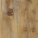 Hand Painted Wood Stump Style Outdoor Side Table - Light Brown