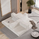 3 Seat Folding Floor Couch & King Size Bed Mattress