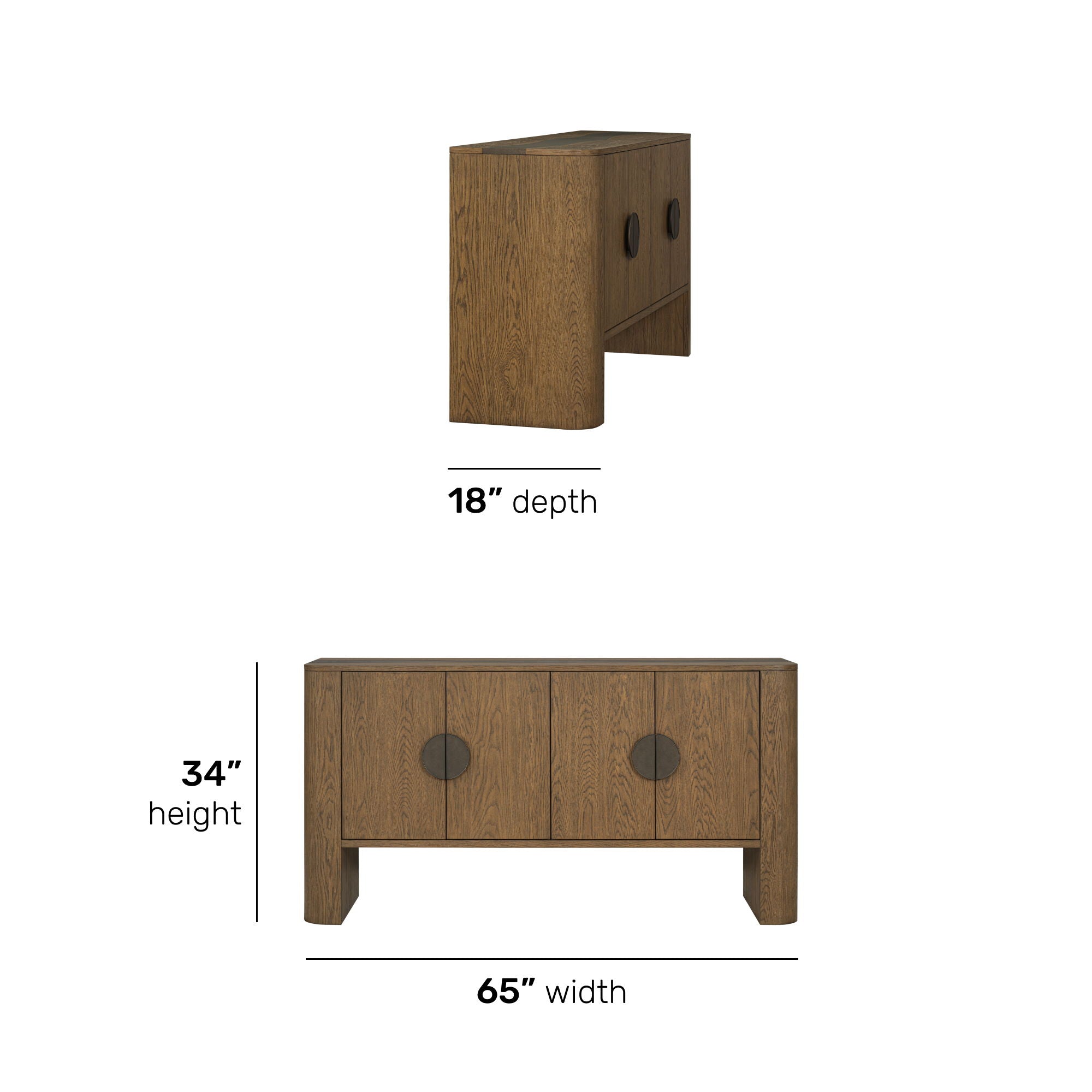 Lyra - Buffet - Light Brown