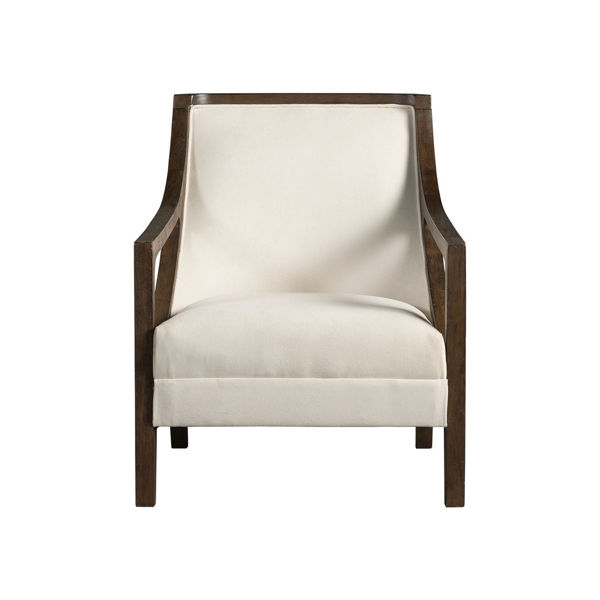 Hopkins Accent Chair With Brown Frame in Beige by Elements International, view 16