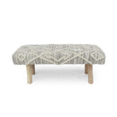 Prytania - Boho Handmade Fabric Upholstered Bench