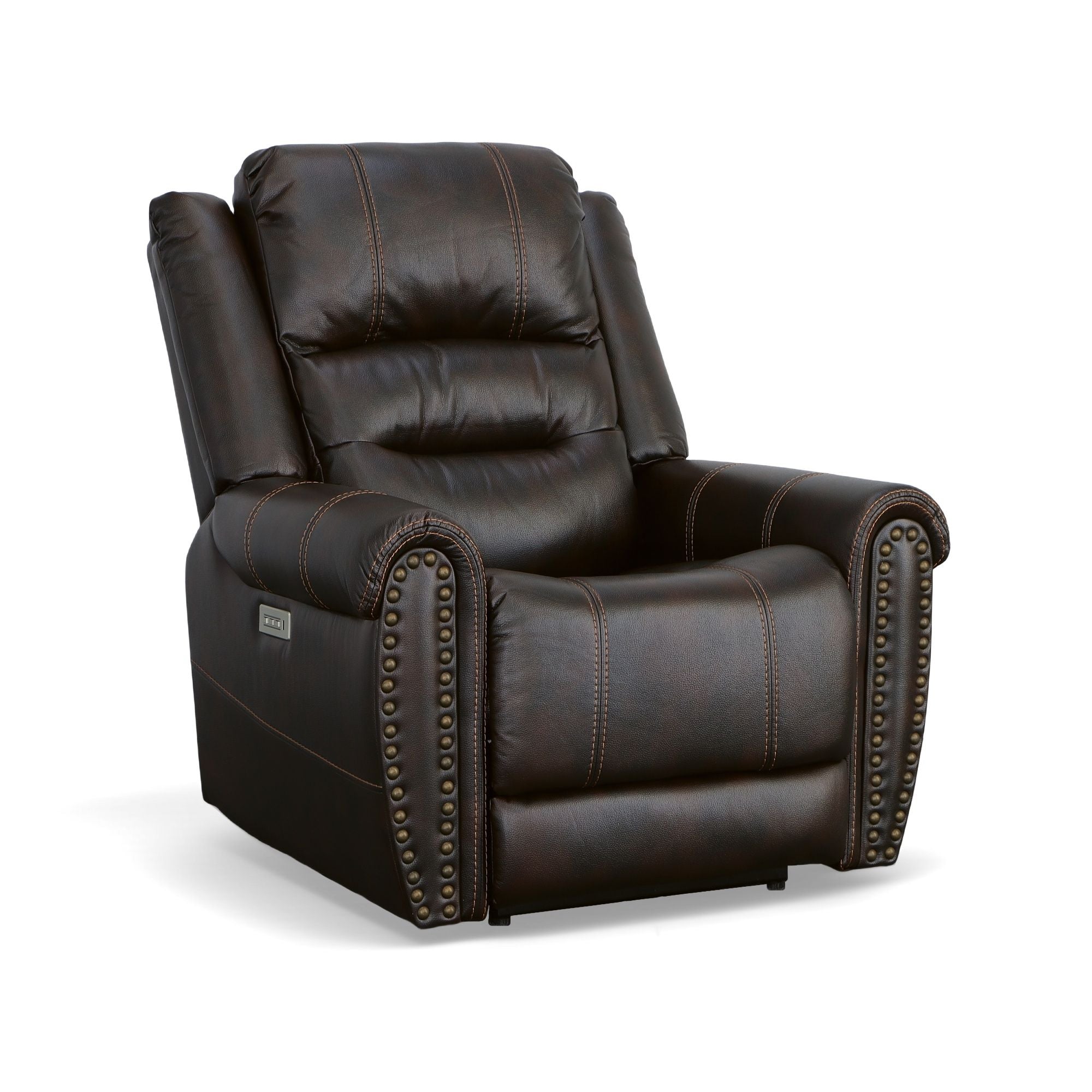 Oscar - Power Recliner With Power Headrest - Molasses