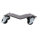 Heavy Duty Steel Vehicle Dollies With Brakes, 2500Lbs Capacity