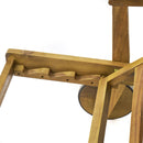 Perla - Chaise Lounge With Wheels And Customizable Cushion Options - Teak