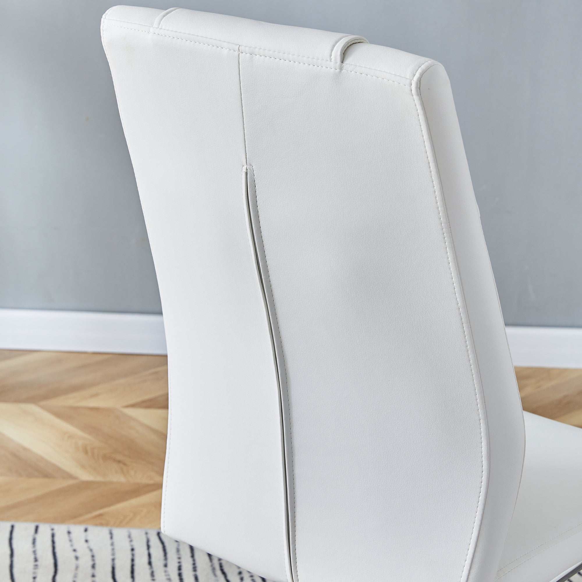 one table and eight chairs,Modern style table and chair set, suitable for restaurants and kitchens F-VV C-001