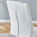 one table and eight chairs,Modern style table and chair set, suitable for restaurants and kitchens  F-VV C-001