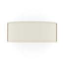 Arched Small Bookcase, Storage Cabinet, Bookshelf With 3 Shelves For Living Room - Oak / White