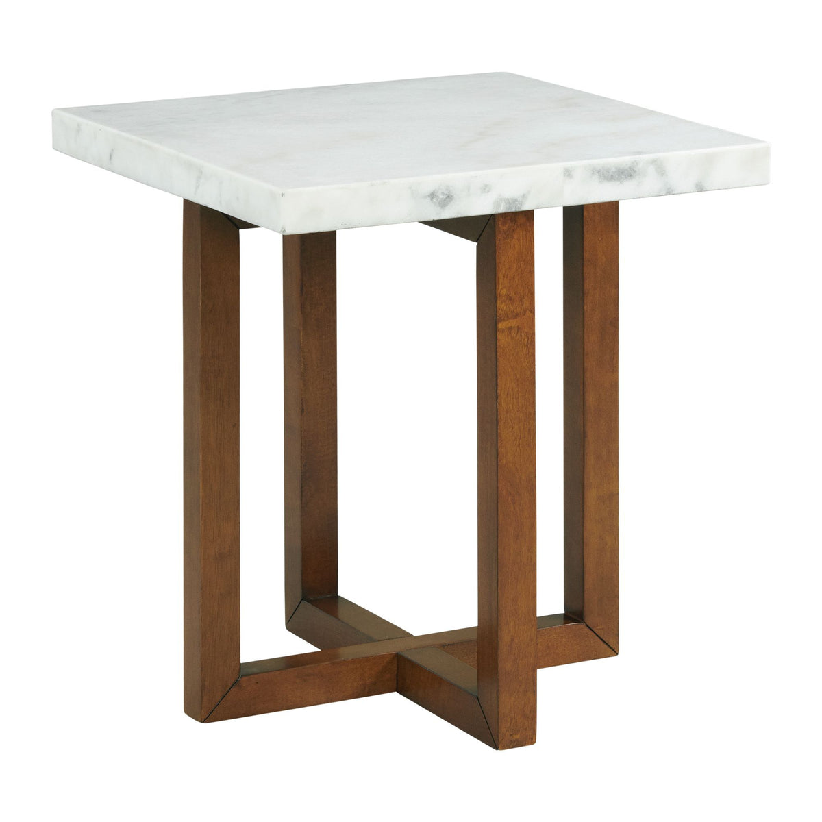 Morris 2 Piece Occasional Marble Table Set in White by Elements International, view 12