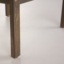 4 Piece Outdoor Chat Set With Water Resistant Cushion And Wood Frame - Cream / Gray