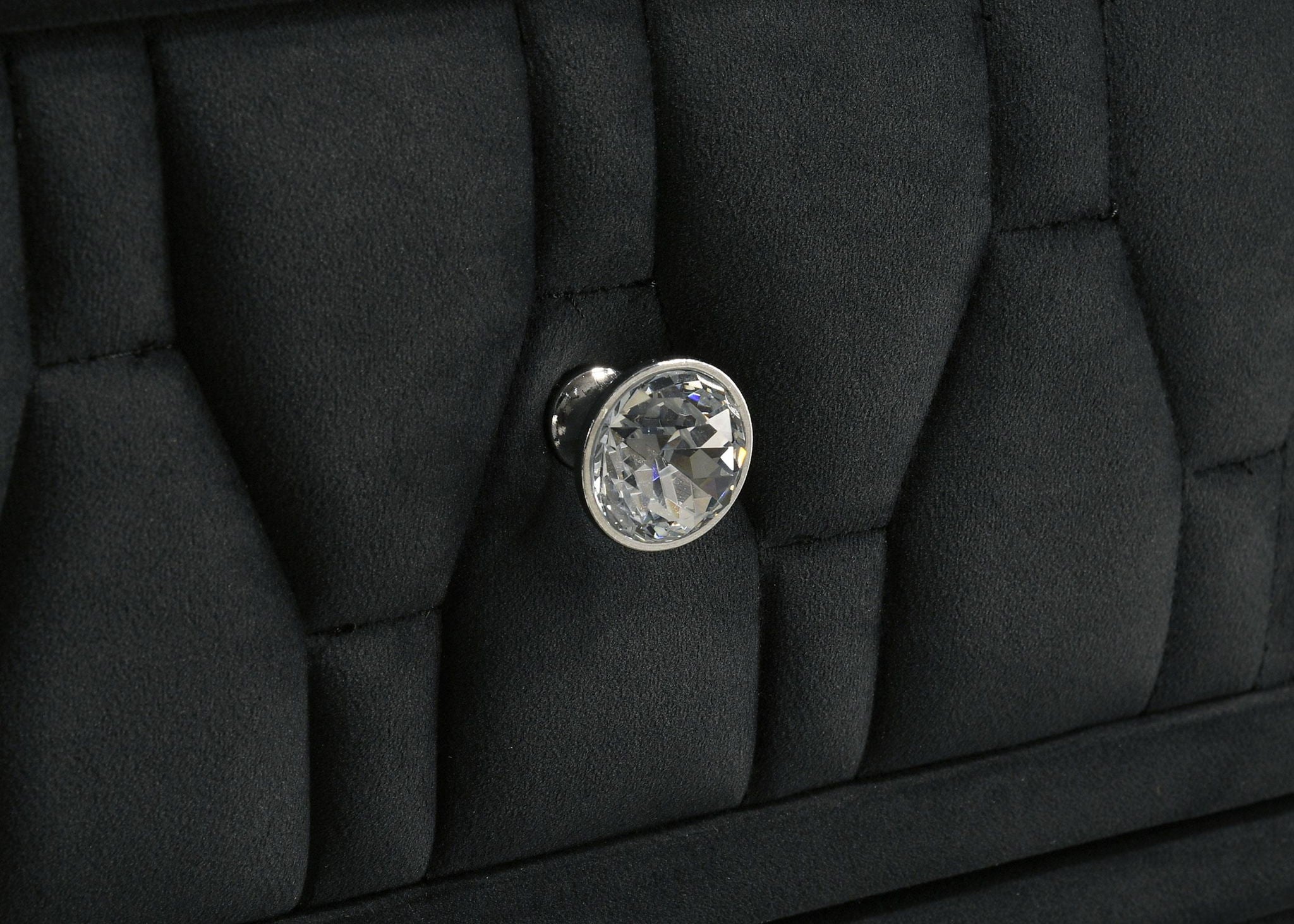 Lorient 8-drawer LED Dresser with Mirror Black