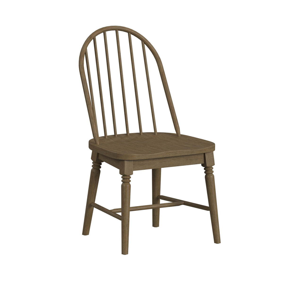 Heritage Windsor Side Chair (Set of 2) With Leveler in Oak Brown by Elements International, view 8