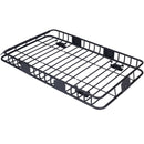 Motoring Rooftop Cargo Carrier Basket Steel, Universal Fit Roof Rack