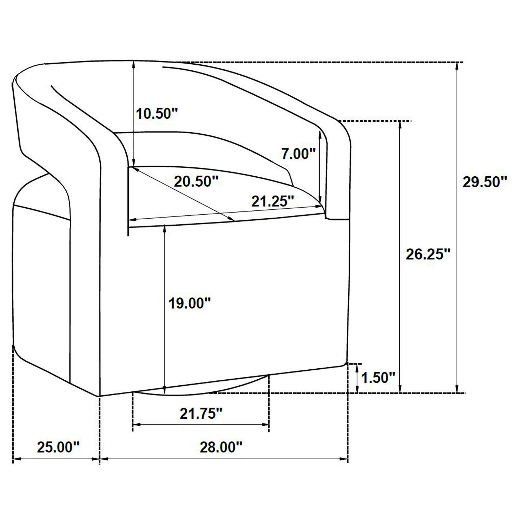 Westhill Boucle Upholstered Swivel Accent Chair Berry