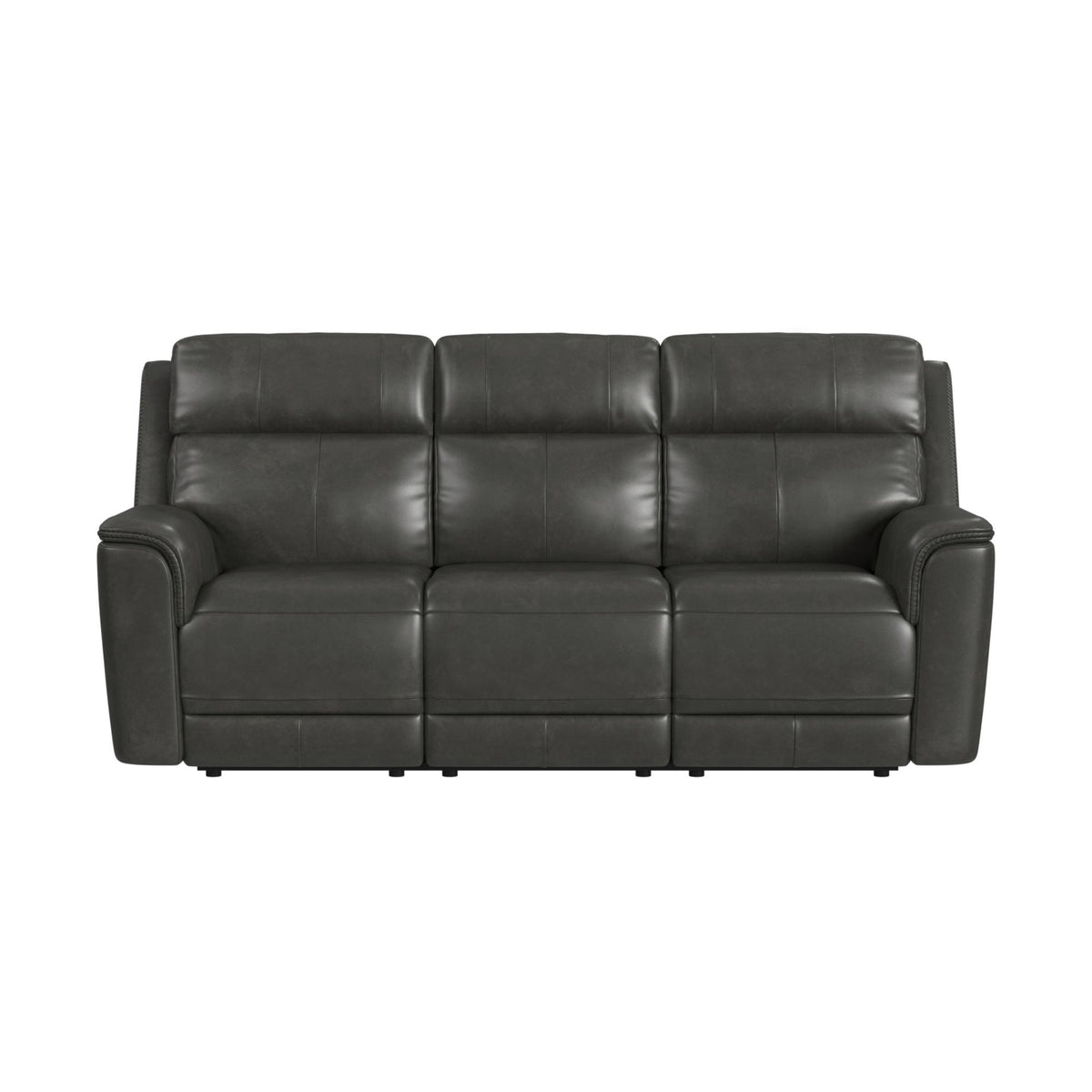 Mustang P3 Sofa With DDT, Wireless Chargerin in Dark Brown by Elements International, view 22