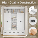 Hall Tree With Bench And 5 Storage Cubbies