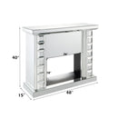 Dominic - Fireplace - Mirrored - Atlantic Fine Furniture Inc