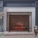 Elegant Iron Fire Screen For Fireplace Protection