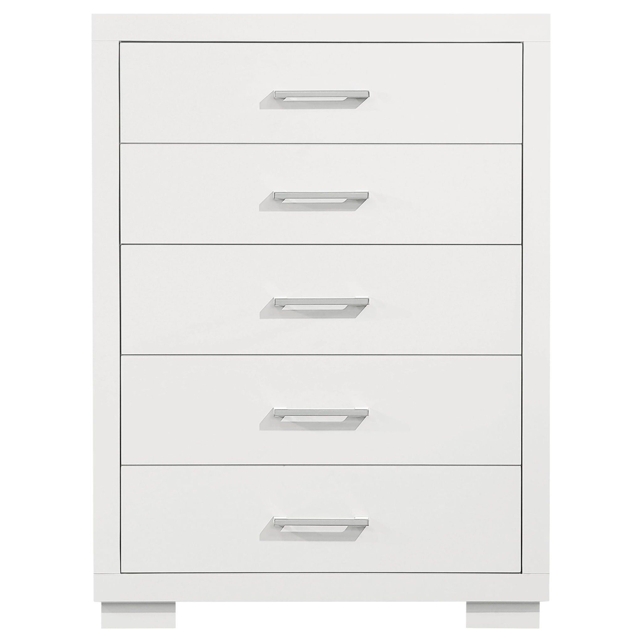 Jessica 5-drawer Bedroom Chest Snow White