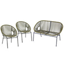 Nusa - Outdoor Patio 3 Piece Chat Set