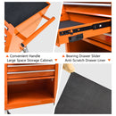 4 Drawers Multifunctional Tool Cart With Wheels