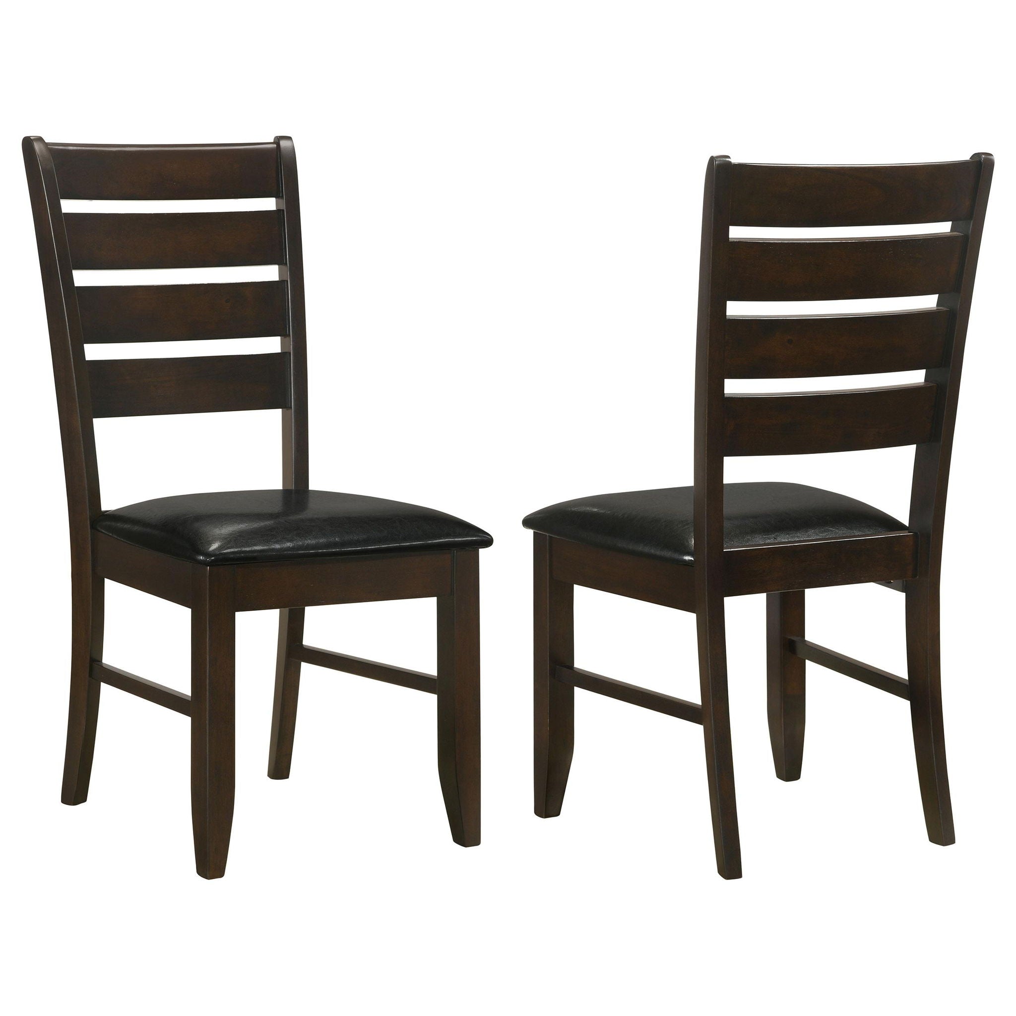 Dalila Wood Dining Side Chair Cappuccino (Set of 2) - Atlantic Fine Furniture Melbourne FL