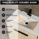 Modern Bathroom Vanity Base With Basin And Storage Cabinet