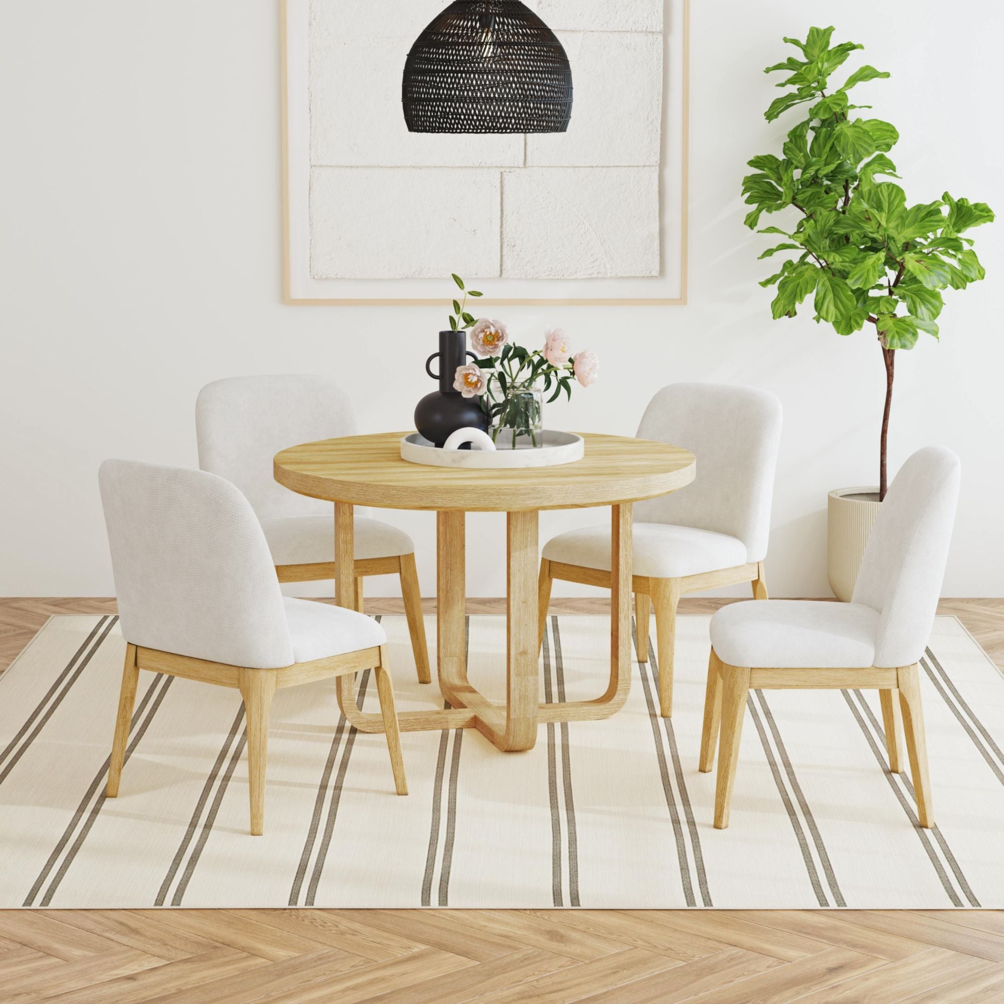 Ridgemont - Round Dining Table - Natural