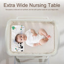 Eco Friendly Hdpe Baby Diaper Changing Table With Removable Safety Belt And Easy Clean Surface - White