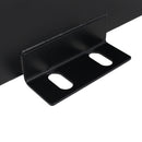 Heavy Duty 5 Gallon Steel Hydraulic Fluid Reservoir Tank With Mounting Foot, 14 Gauge - Black