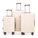 3 Pieces Set 20" / 24" / 28" Spinner Wheel Luggage With Combination Lock