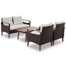 4 Piece Garden Furniture, Patio Seating Set