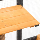 Outdoor Cat House, Diy Cat Enclosure Catio With Double Enter Doors