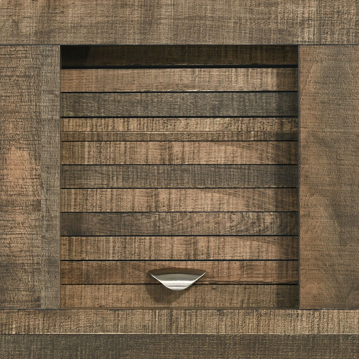 Bailey Bookcase Panel Bedroom Set With Bluetooth in Dark Brown by Elements International, view 20