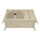 Rattan 2 Door 3 Drawer Cabinet, Suitable For Bedroom - Natural