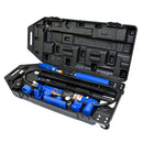 10 Ton Portable Hydraulic Equipment Kit For Metal Work - Black / Blue