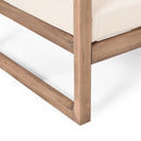 4 Pieces Acacia Wood Patio Furniture Set, Outdoor Furniture With Coffee Table, Patio Conversation Set Deep Seating With Soft Cushion, Porch Chairs For Backyard Porch Balcony - Brown Wash / Beige